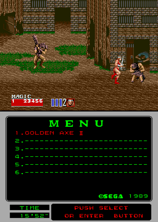 Golden Axe II (Mega-Tech) Screenshot 1